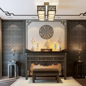 NỘI THẤT PHÒNG THỜ ĐẸP TRUYỀN THỐNG CHUẨN PHONG THỦY